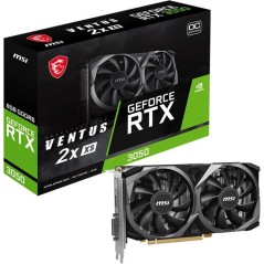 MSI GeForce RTX 3050 VENTUS 2X XS 8G OC - Unleash Gaming Power with 8GB High-Performance Graphics Card!